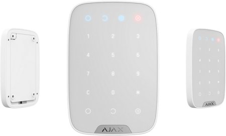 (kuva varten) Langaton AJAX KeyPad Plus -näppäimistö (valkoinen)