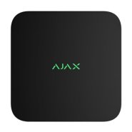 Ajax NVR 8-kanavainen tallennin, Musta. Ajax NVR 8-kanavainen tallennin, Musta.