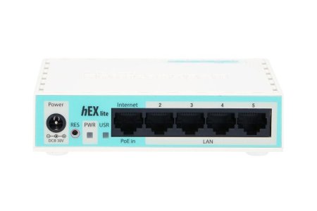 (kuva varten) MikroTik hEX lite | Router | RB750r2, 5x RJ45 100Mb/s