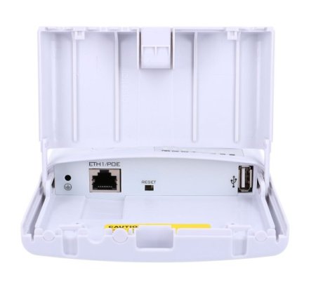 (image for) MikroTik BaseBox 5 | CPE | RB912UAG-5HPnD-OUT, 5GHz, 1x RJ45 1000Mb/s, 1x miniPCIe, 1x USB