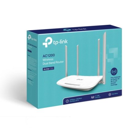 (kuva varten) TP-Link Archer C50 | WiFi Router | AC1200, Dual Band, 5x RJ45 100Mb/s