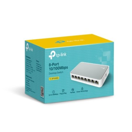 (kuva varten) TP-Link TL-SF1008D | Switch | 8x RJ45 100Mb/s