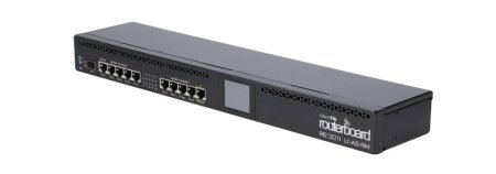 (image for) MikroTik RB3011UIAS-RM | Router | 10x RJ45 1000Mb/s, 1x SFP, 1x USB