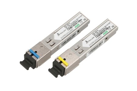 (kuva varten) Extralink SFP 1.25G | SFP WDM Module | 1,25Gbps, 1310/1550nm, single mode, 20km, SC, DOM, pair