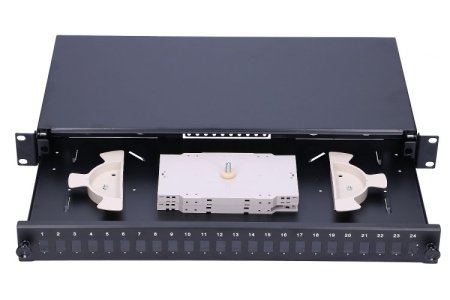 (kuva varten) Extralink 24 Core | Patch panel | 24 port, black