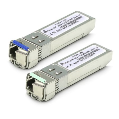  Extralink SFP+ 10G | SFP+ WDM Module | 10Gbps 1270/1330nm, single mode, 20km, LC, DOM, pair