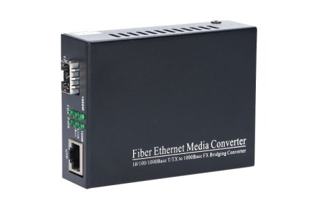 (kuva varten) Extralink Sedir | Media converter | 1x SFP, 1x RJ45 1000Mb/s, MC220 replacement