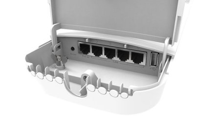 (image for) MikroTik OmniTIK 5 ac | CPE | RBOmniTikG-5HacD, 5GHz, 5x RJ45 1000Mb/s