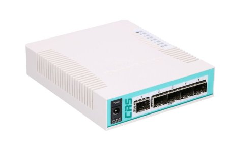 (kuva varten) MikroTik CRS106-1C-5S | Switch | 1x RJ45 1000Mb/s, 6x SFP