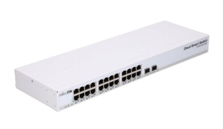 (kuva varten) MikroTik CSS326-24G-2S+RM | Switch | 24x RJ45 1000Mb/s, 2x SFP+