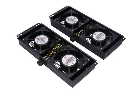 (kuva varten) Extralink | 4 Way fan unit | for standing cabinets, 2m cable with EU plug