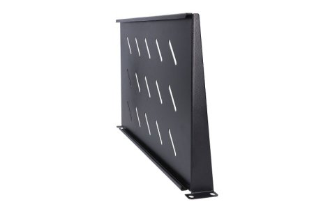 (kuva varten) Extralink 1U 250mm Black | Shelf | 19", for wall cabinets