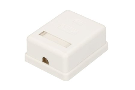 (kuva varten) Extralink | Wall mount outlet | 1x RJ45 KAT5E UTP