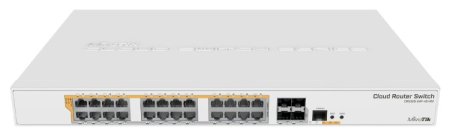 (image for) MikroTik CRS328-24P-4S+RM | Switch | 24x RJ45 1000Mb/s, 4x SFP+