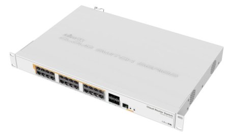 (image for) MikroTik CRS328-24P-4S+RM | Switch | 24x RJ45 1000Mb/s, 4x SFP+