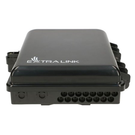 (kuva varten) Extralink Eliza V2 | Fiber optic terminal box | 16 core, black, mid-span