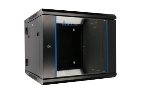 (image for) Extralink 6U 600x600 AZH Black | Rackmount cabinet | wall mounted, swing type