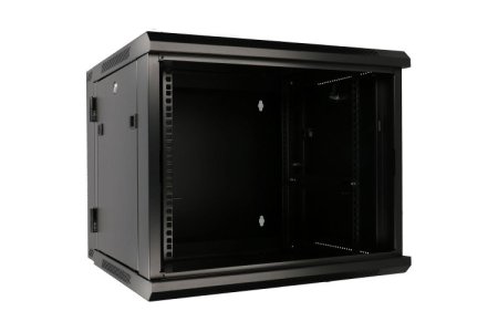 (image for) Extralink 6U 600x600 AZH Black | Rackmount cabinet | wall mounted, swing type