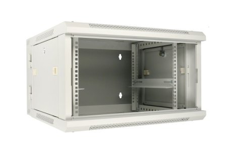 (kuva varten) Extralink 6U 600x600 AZH Gray | Rackmount cabinet | wall mounted, swing type