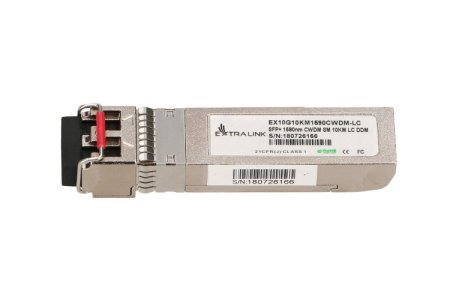 (kuva varten) Extralink SFP+ 10G | SFP+ CWDM Module | 10Gbps, 1590nm, single mode, 10km, LC, DOM