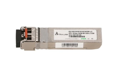 (kuva varten) Extralink SFP+ 10G | SFP+ CWDM Module | 10Gbps, 1610nm, single mode, 10km, LC, DOM