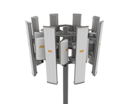 (kuva varten) Mimosa N5-45X4 | Sector antenna | 22dBi, 45st, 4,9-6,4 GHz, Beamforming, 4x N-female