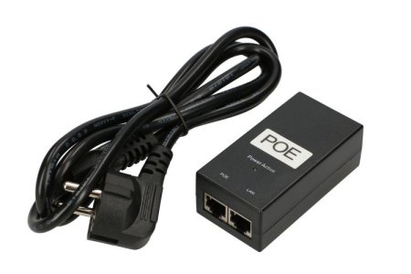 (kuva varten) Extralink POE-24-24W | PoE Power supply | 24V, 1A, 24W, AC cable included