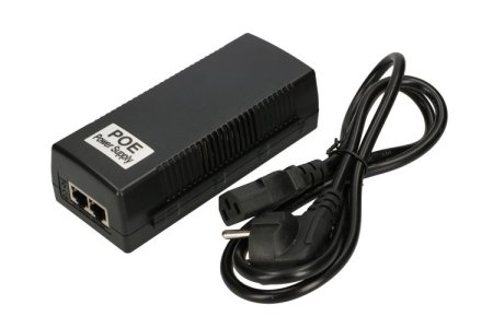 (kuva varten) Extralink POE-48-48W | PoE Power Adapter | 48V,1A, 48W, Gigabit