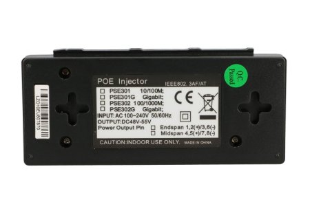 (kuva varten) Extralink POE-48-48W | PoE Power Adapter | 48V,1A, 48W, Gigabit