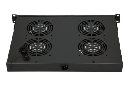 (kuva varten) Extralink | Fan panel | 19", 4 fans, for rack cabinets, with thermostat