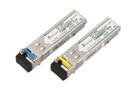 (image for) Extralink SFP WDM 1.25G 1310/1550nm | SFP Module | Single mode, 20km, LC, DOM, Pair, dedicated for HP/Aruba