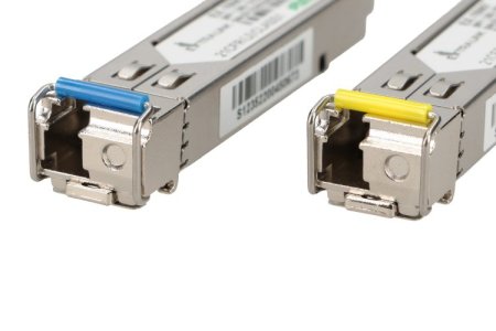 (kuva varten) Extralink SFP WDM 1.25G 1310/1550nm | SFP Module | Single mode, 20km, LC, DOM, Pair, dedicated for HP/Aruba