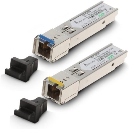  Extralink SFP 1.25G | SFP WDM Module | 1,25Gbps, 1310/1550nm, single mode, 3km, SC, DOM, pair, dedicated for HP/Aruba