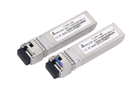 (image for) Extralink SFP+ 10G | SFP+ WDM Module | 10Gbps 1270/1330nm, single mode, 20km, LC, DOM, pair, dedicated for HP/ARUBA