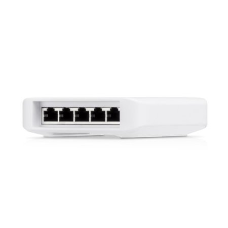 (image for) Ubiquiti USW-FLEX | Switch | UniFi, 5x RJ45 1000Mb/s, 1x PoE In, 4x PoE Out, 46W