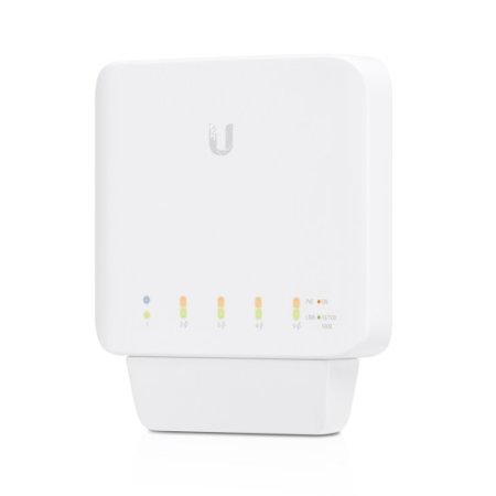 (image for) Ubiquiti USW-FLEX | Switch | UniFi, 5x RJ45 1000Mb/s, 1x PoE In, 4x PoE Out, 46W