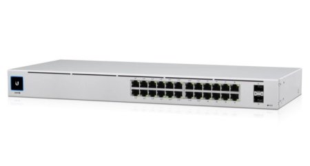 (kuva varten) Ubiquiti USW-24-POE | Switch | UniFi, 24x RJ45 1000Mb/s, 16x PoE+, 2x SFP