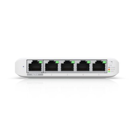  Ubiquiti USW-Flex-Mini | Switch | UniFi, 5x RJ45 1000Mb/s, 1x PoE In