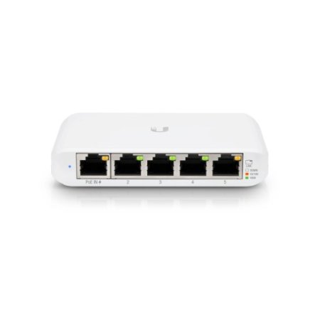 (kuva varten) Ubiquiti USW-Flex-Mini | Switch | UniFi, 5x RJ45 1000Mb/s, 1x PoE In