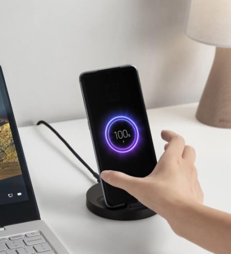 (kuva varten) Xiaomi Mi 20W Wireless Charging Stand | Wireless Charger | Induction, Black, WPC02ZM 