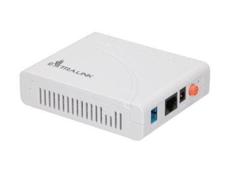 (kuva varten) Extralink Luna V3 | ONT | 1x EPON, 1x RJ45 1000Mb/s, Chipset ZTE, routing/NAT