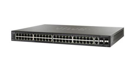 (kuva varten) Cisco SF500-48P-K9-G5 | Switch | 48x 100Mb/s PoE, 2x Combo (RJ45/SFP) + 2x SFP+, Managed