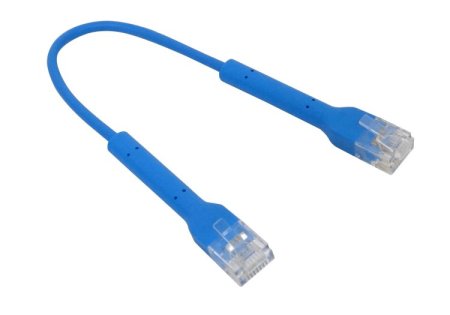 (image for) Ubiquiti U-Cable-Patch-RJ45-BL | Ethernet Patch Cable | UniFi Cable, RJ45, 0,1m, Blue