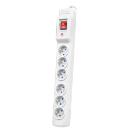 (kuva varten) Armac Multi M6 | Power strip | anti-surge system, 6 sockets, 5m cable, gray