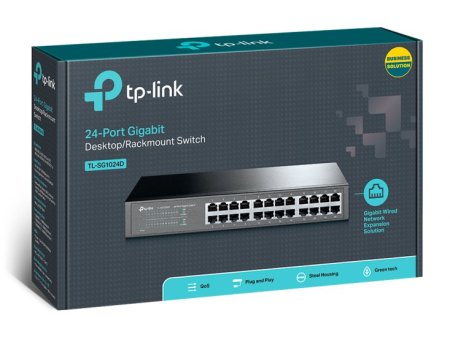 (image for) TP-Link TL-SG1024D | Switch | 24x RJ45 1000Mb/s, Rack/Desktop, Unmanaged