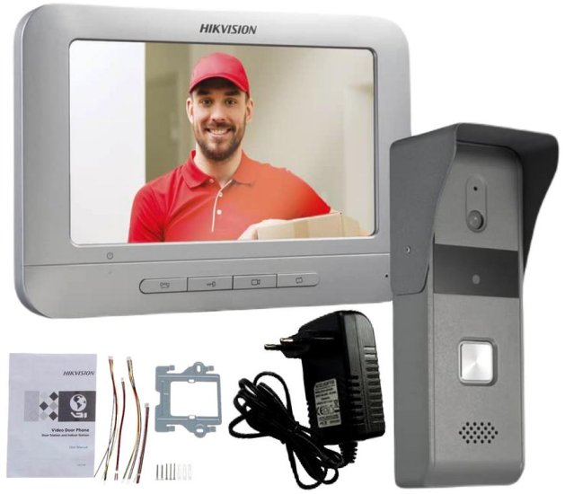 (kuva varten) ZESTAW WIDEODOMOFONOWY HIKVISION DS-KIS203T
