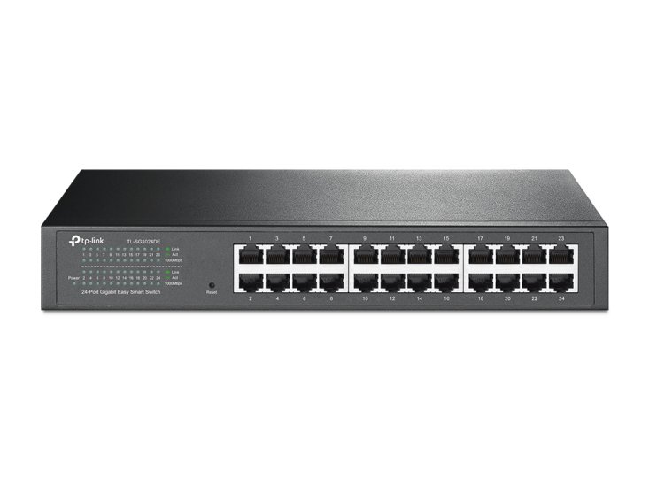 (kuva varten) TP-Link TL-SG1024DE | Switch | 24x RJ45 1000Mb/s, Rack/Desktop, Managed - Sulje napsauttamalla kuva