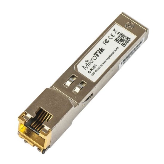 (kuva varten) MikroTik S-RJ01 | SFP Module | 1,25Gb/s, RJ45, 100m - Sulje napsauttamalla kuva