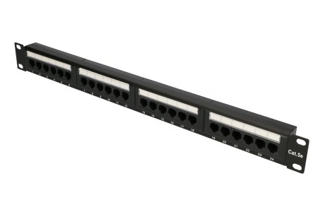 (kuva varten) Extralink CAT5E UTP | Patchpanel | 24 port