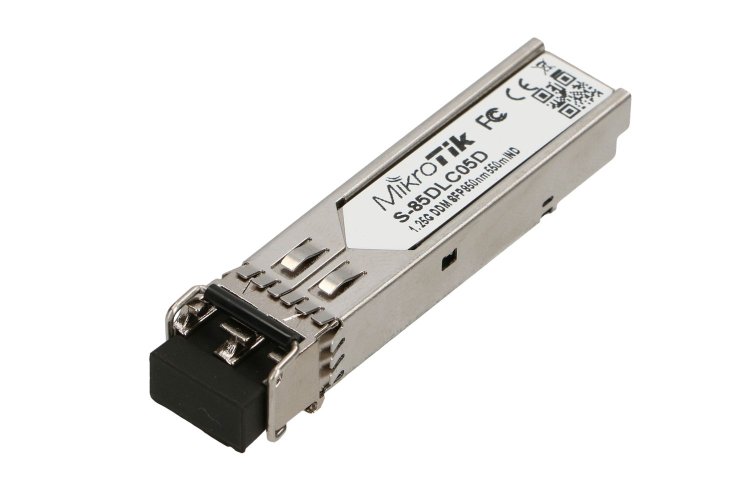 (kuva varten) MikroTik S-85DLC05D | SFP Module | 1,25Gb/s, LC/UPC, 850nm, 550m, Multimode - Sulje napsauttamalla kuva